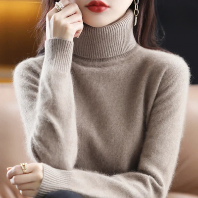 Grethe | Stilfuld Rullekrave Sweater