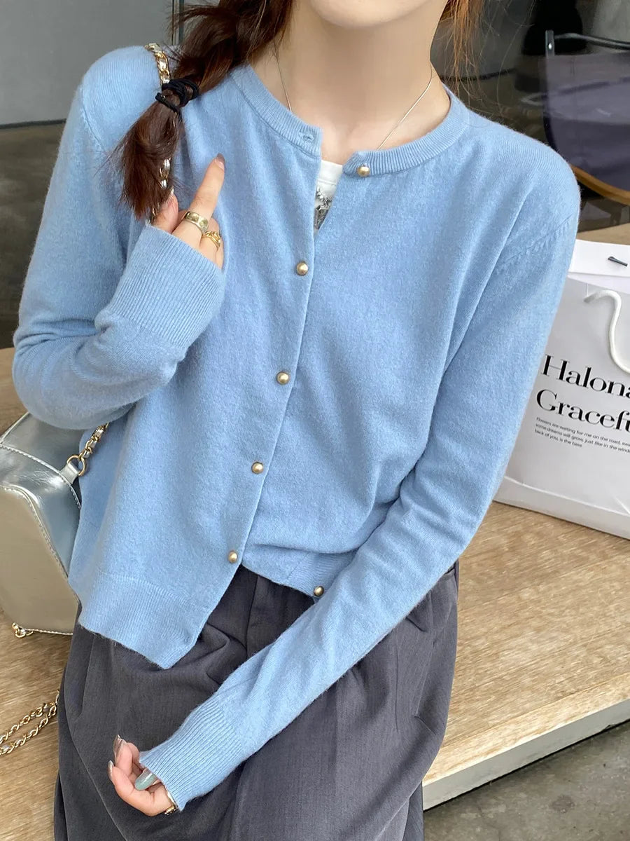 Jenny | Stilfuld Og Behagelig Cardigan Med Knapper