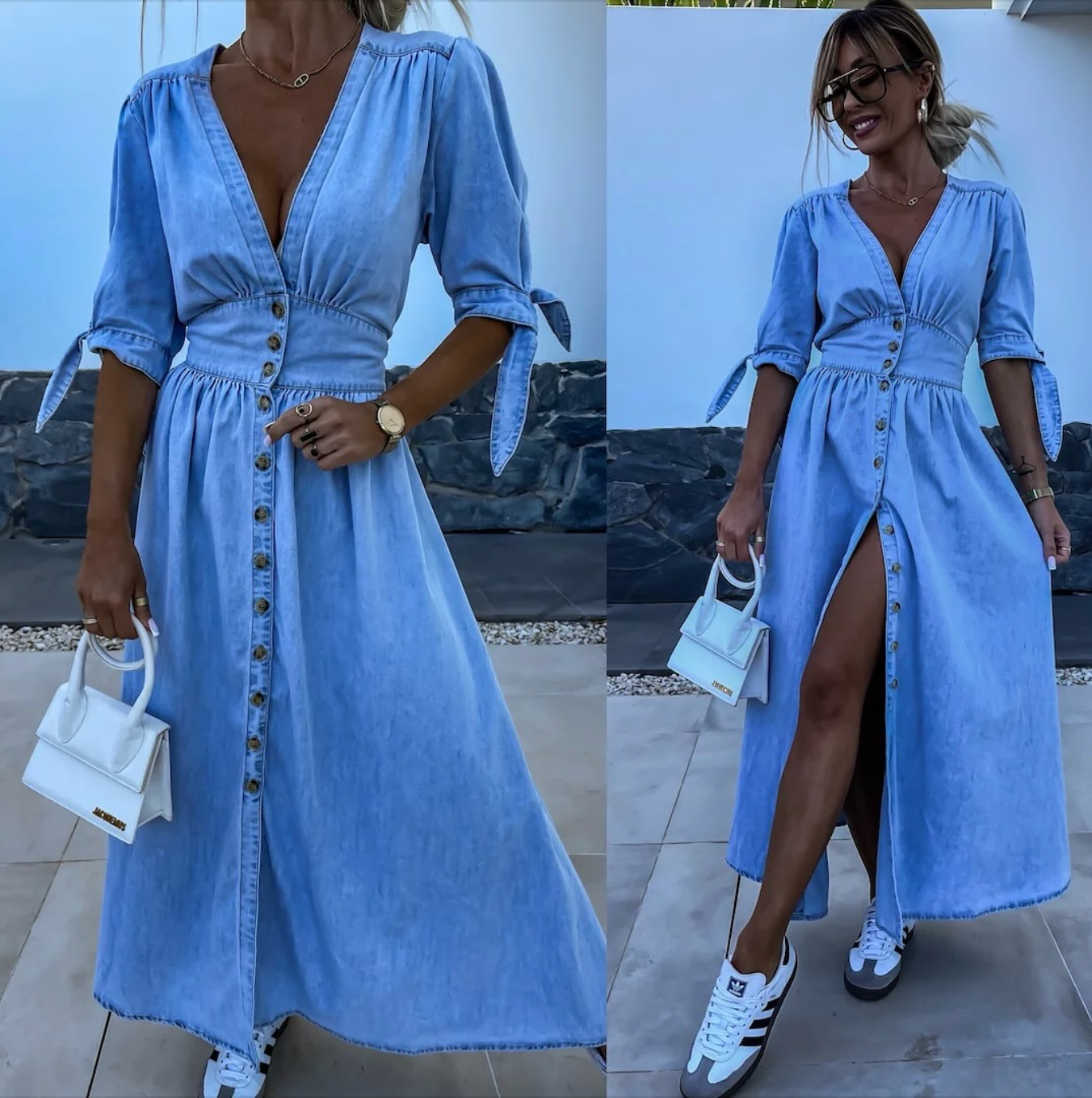 Helga | Strålende denimkjole