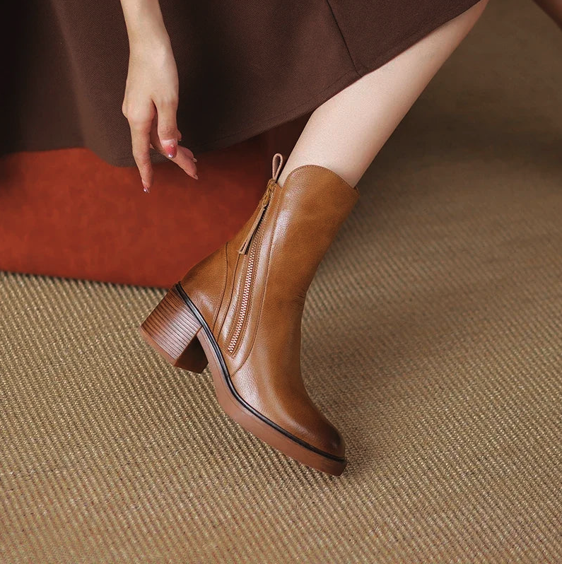 Grazia | Læderstøvletter