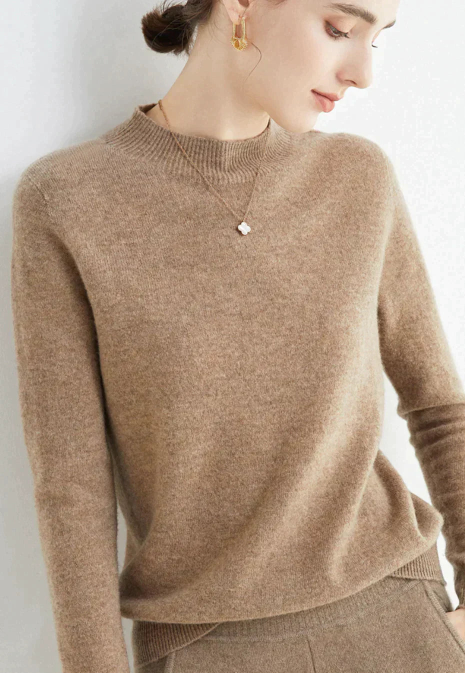 Ida | Hyggelig Højhalset Sweater