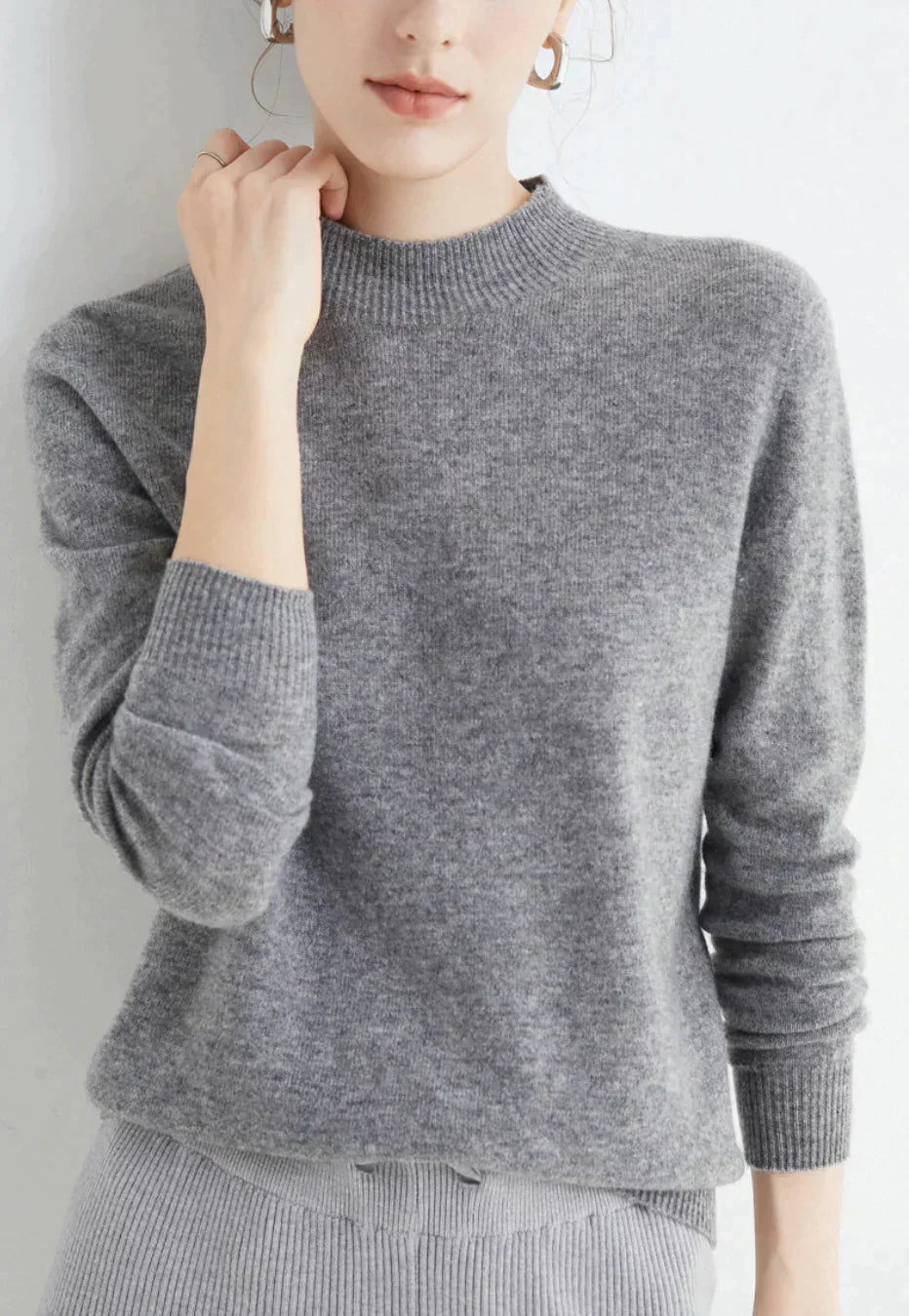 Ida | Hyggelig Højhalset Sweater