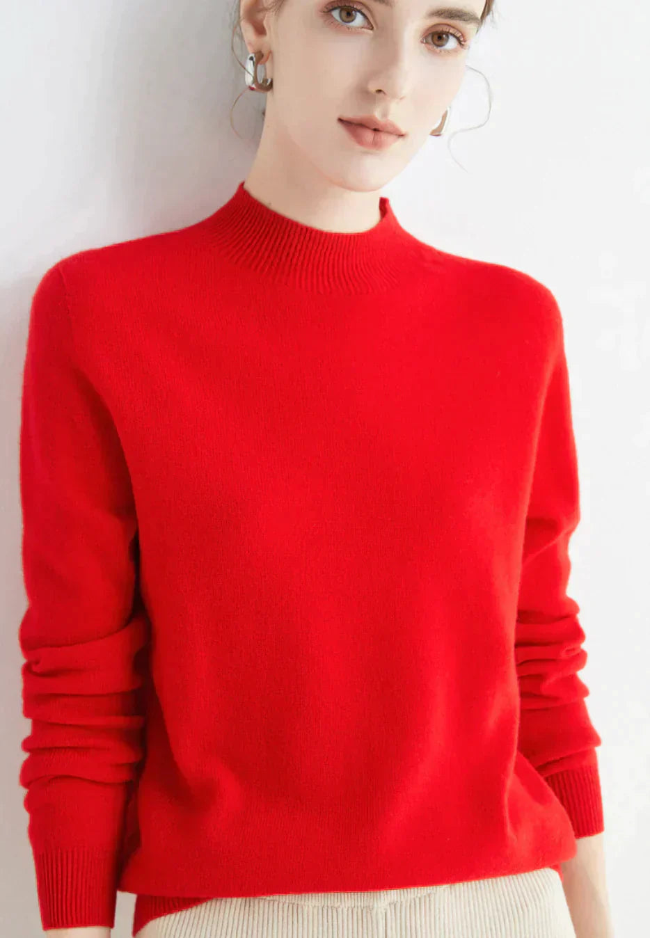 Ida | Hyggelig Højhalset Sweater