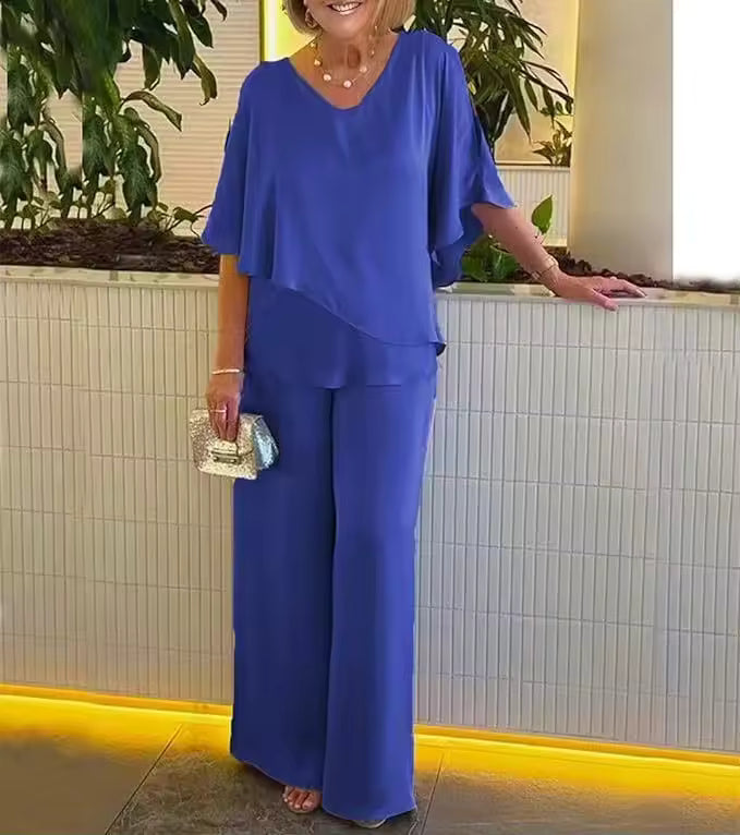 Isabella | Dame Sommer To-delt Sæt med Løs Top