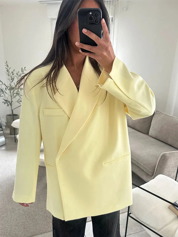 Grethe | Dame Sommerblazer Med Løs Pasform