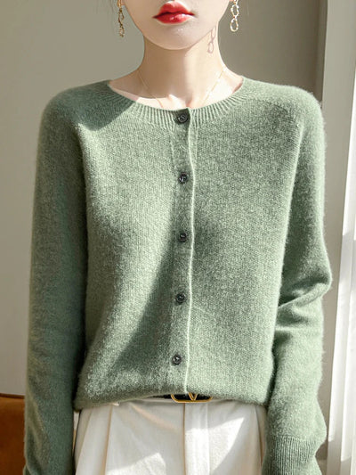 Jasmin | Elegant Og Stilfuld Let Cardigan Med Knapper