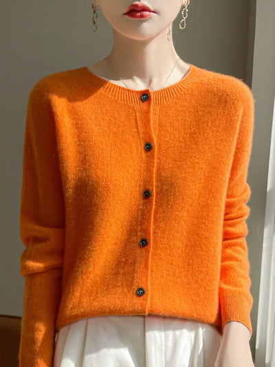 Jasmin | Elegant Og Stilfuld Let Cardigan Med Knapper