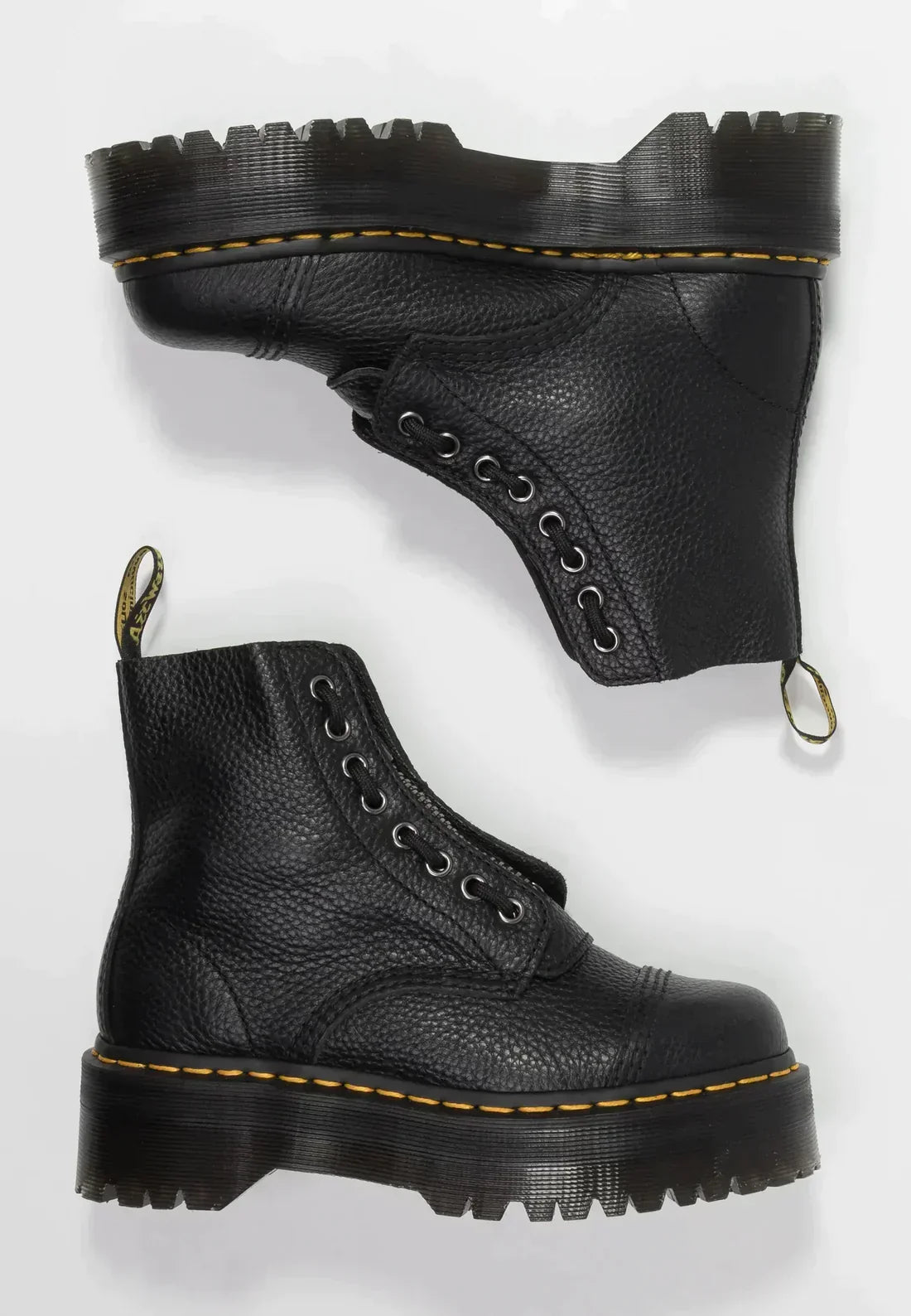 Gry | Stilfulde Zip-Up Platform Støvler