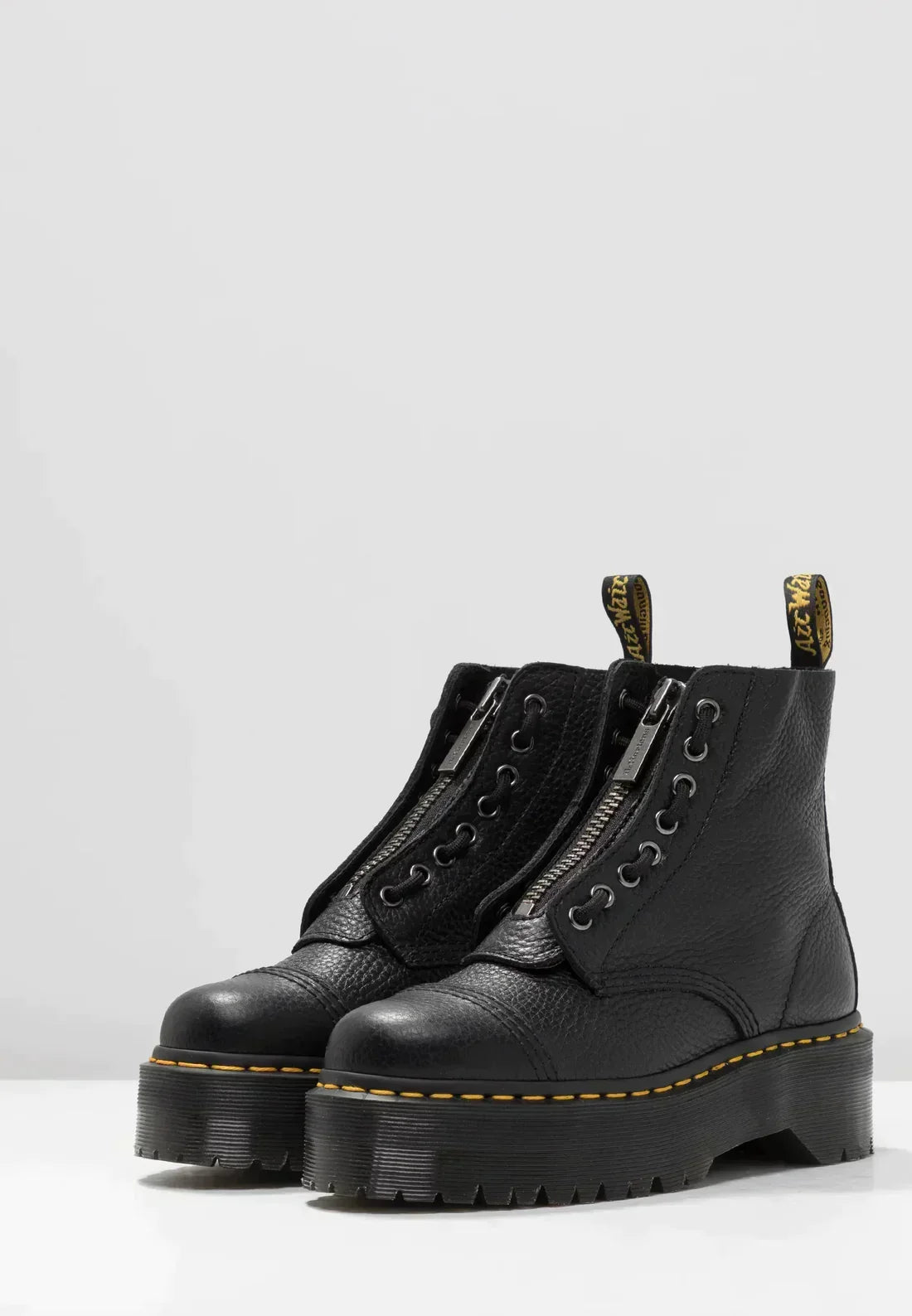Gry | Stilfulde Zip-Up Platform Støvler