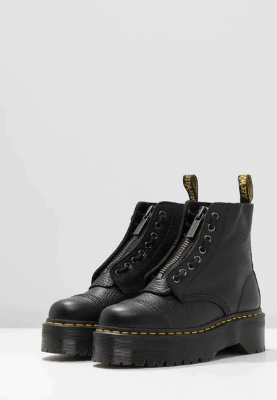 Gry | Stilfulde Zip-Up Platform Støvler