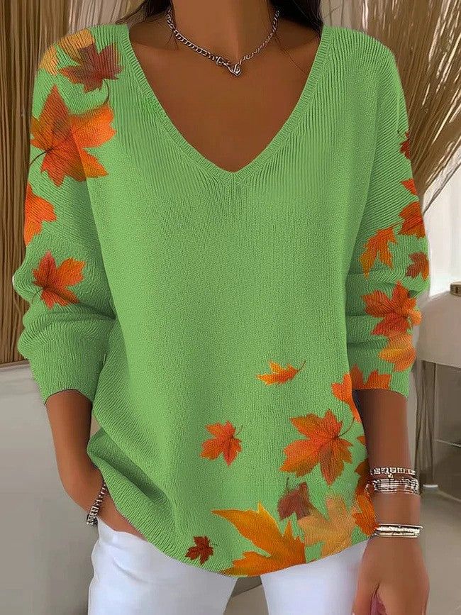 Kirsten – V-hals Strik