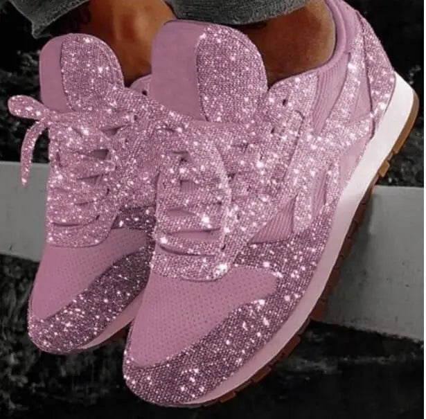 Ellinor | Stilfulde Og Komfortable Glitrende Sneakers