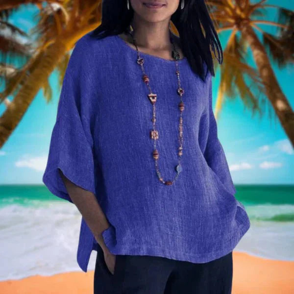 Katja | Stilfuld Top med Løs Pasform