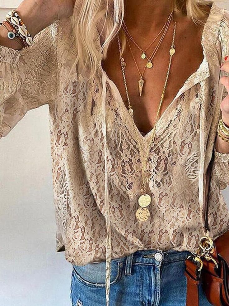 Milena | Vintage Og Stilfuld Boho-Bluse