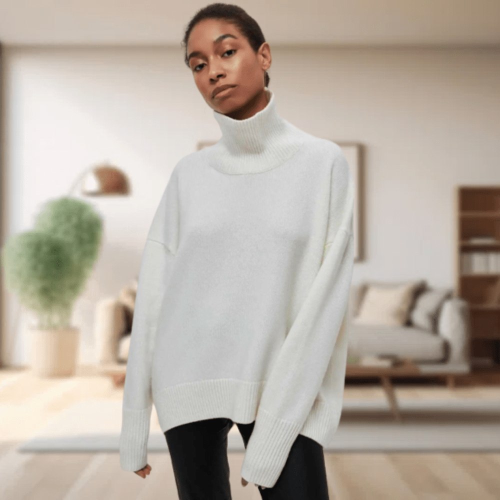 Line | Dame Rullekravesweater Til Vinter