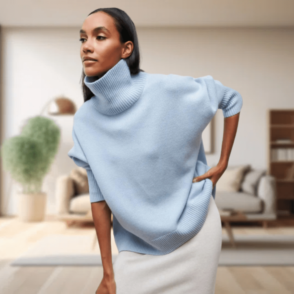 Line | Dame Rullekravesweater Til Vinter