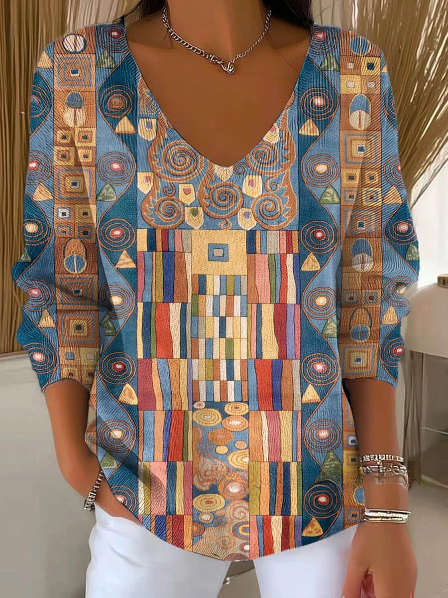 Kirsten – V-hals Strik