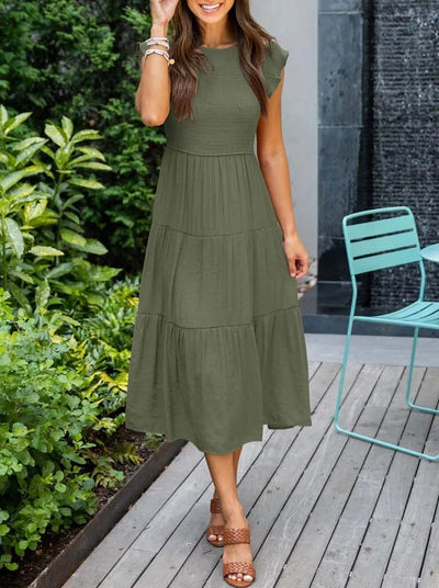 Nikita | Behagelig Casual Midi-kjole