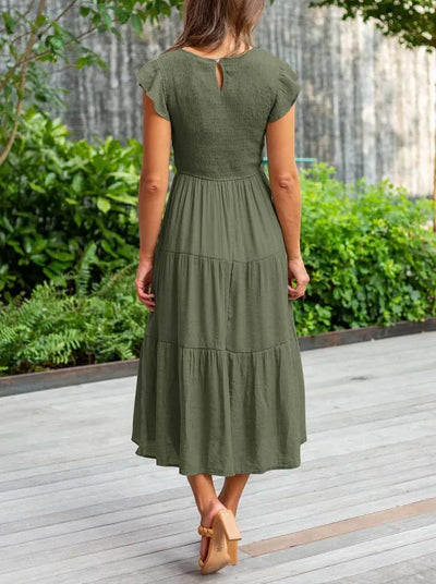 Nikita | Behagelig Casual Midi-kjole