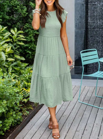 Nikita | Behagelig Casual Midi-kjole