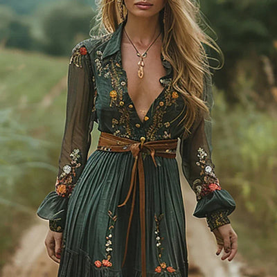 Agnes | Elegant Og Stilfuld Boho Maxikjole
