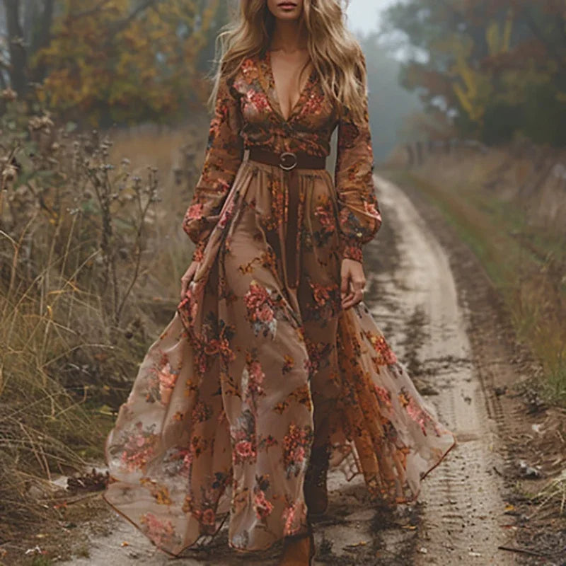 Agnes | Elegant Og Stilfuld Boho Maxikjole
