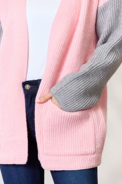 Bertel | Dame Vinter Cardigan med Colorblock Design