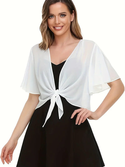 Thilde | Elegant Og Stilfuld Omslagsbluse