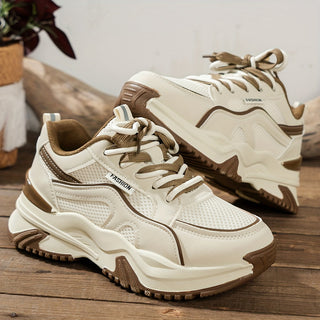 Henriette | Dame Chunky Sneakers med Mesh og Gummisål