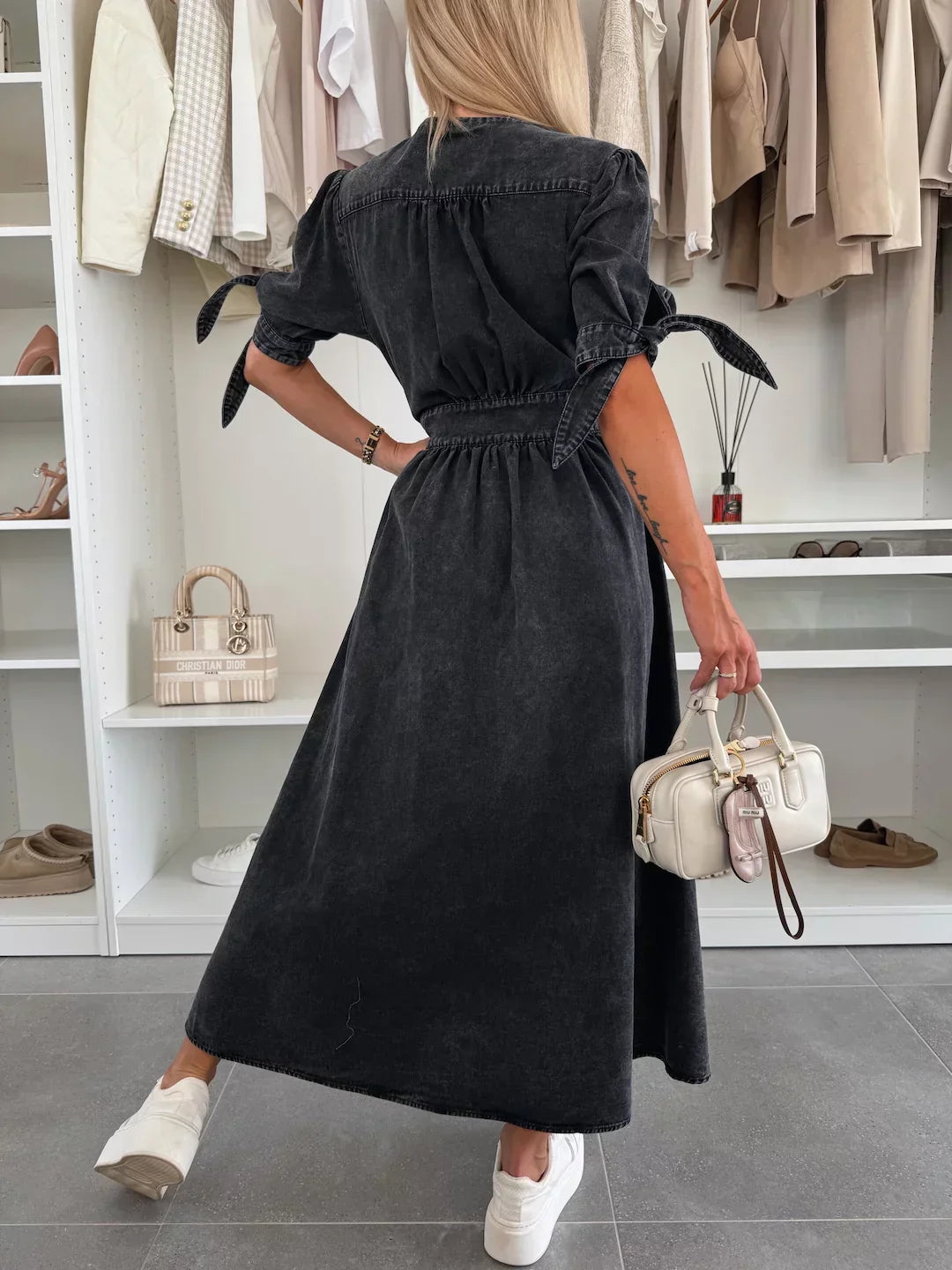 Helga | Strålende denimkjole