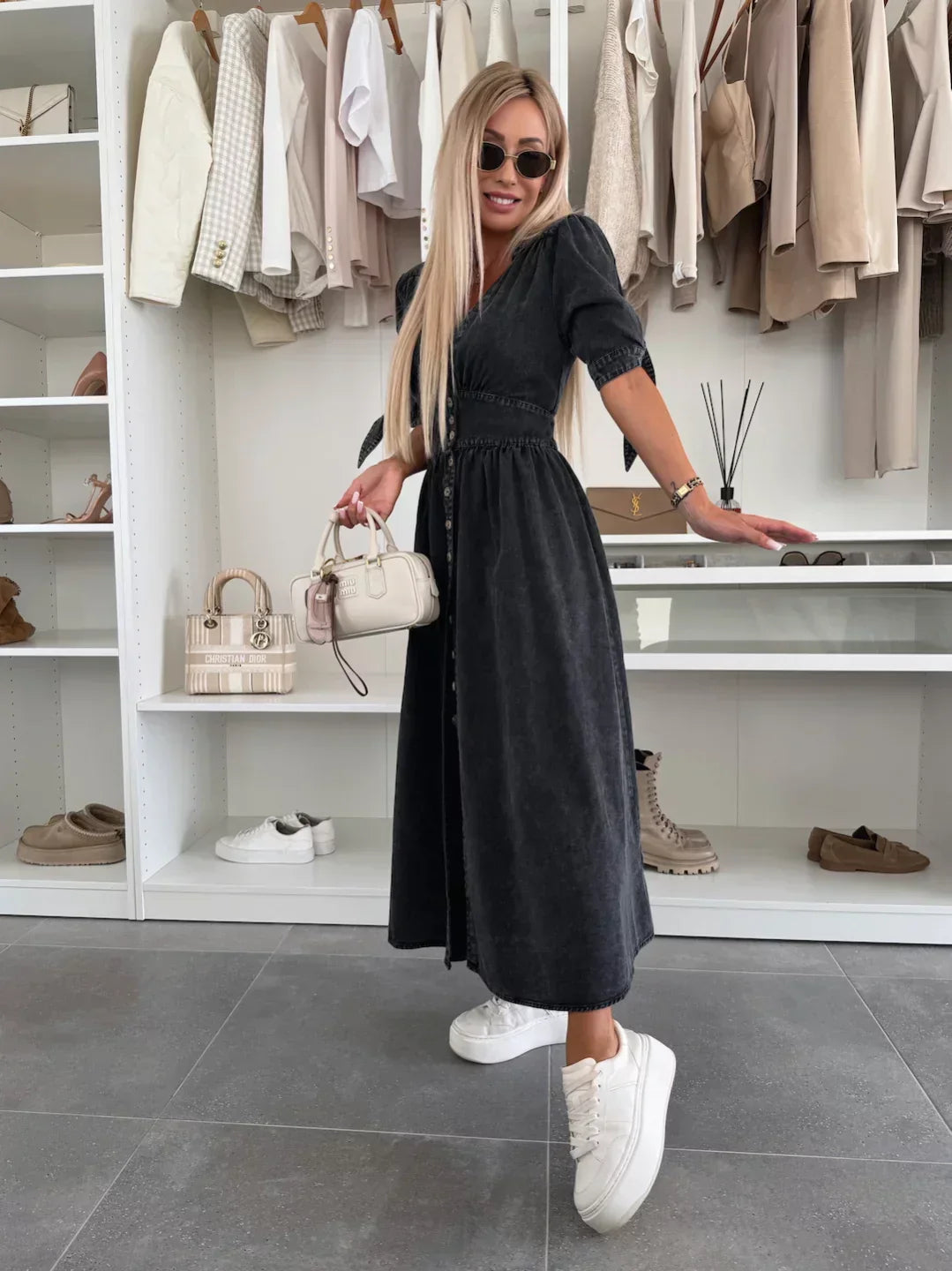 Helga | Strålende denimkjole