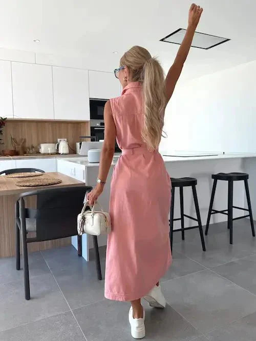 Ivy | Stilfuld Maxi Denim Kjole