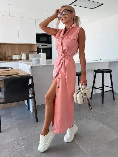 Ivy | Stilfuld Maxi Denim Kjole