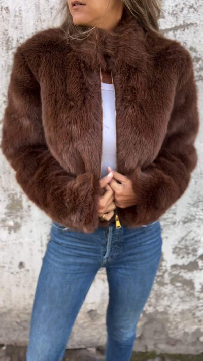 Sarah | Faux Fur Jakke