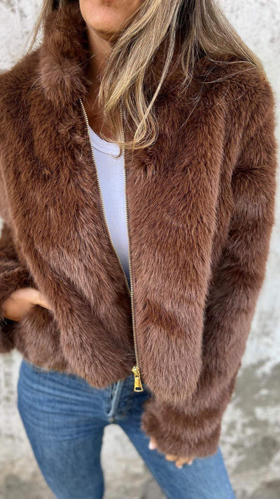 Sarah | Faux Fur Jakke