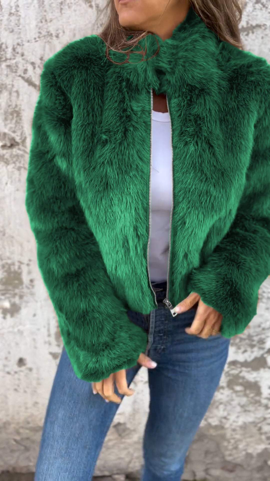 Sarah | Faux Fur Jakke