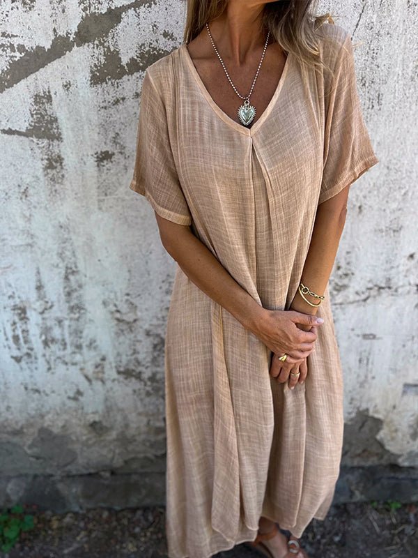 Nellie | Stilfuld Relaxed Maxi-kjole