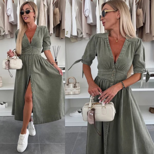 Helga | Strålende denimkjole