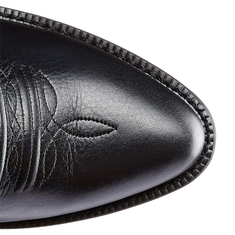 Susanne | Stilfulde Sorte Cowboystøvler