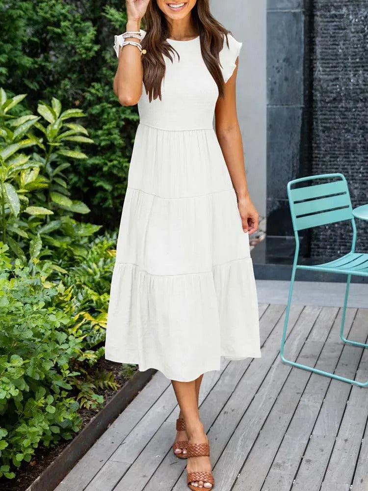 Nikita | Behagelig Casual Midi-kjole