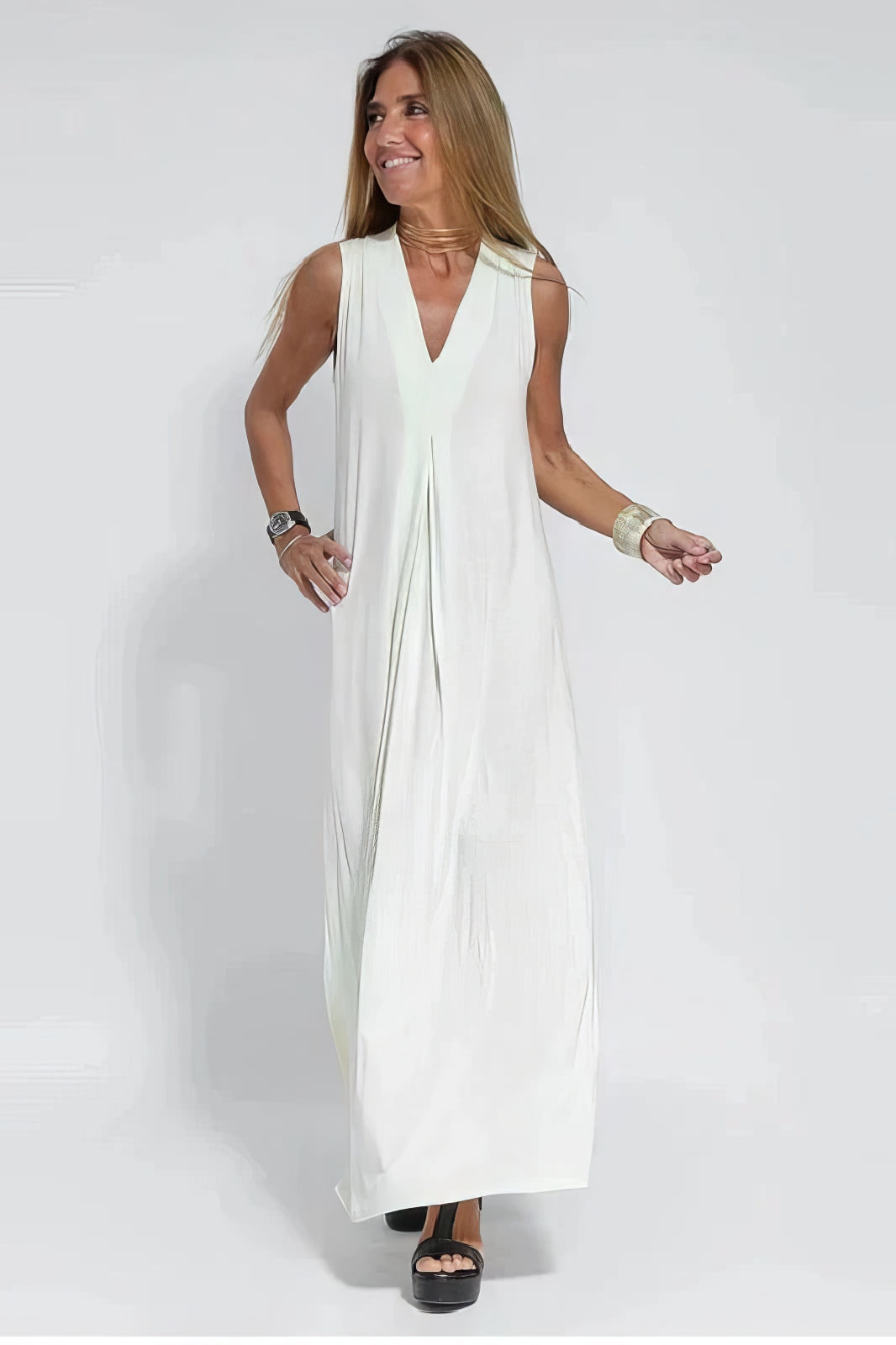 Mette | Elegant lang kjole